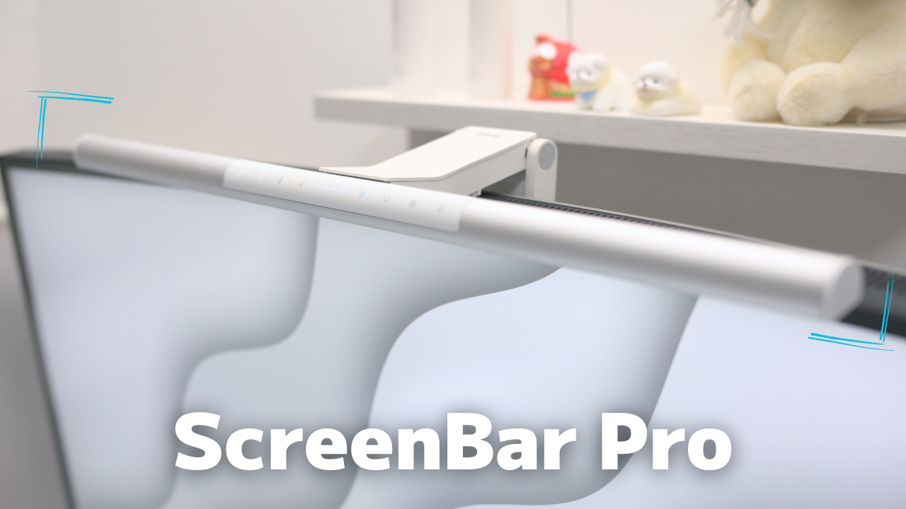 ScreenBar Pro【レビュー】｜白デスクの照明はこれ一択。｜ScreenBar 